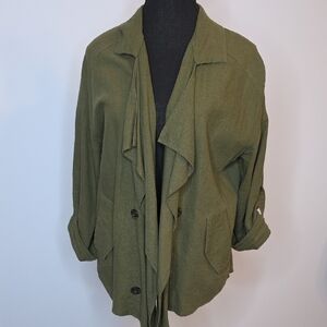 Love Tree Olive Utility Jacket for Women